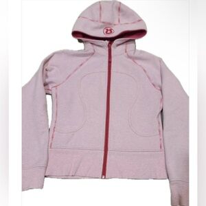 Lululemon Heathered Pink Scuba in Size 6